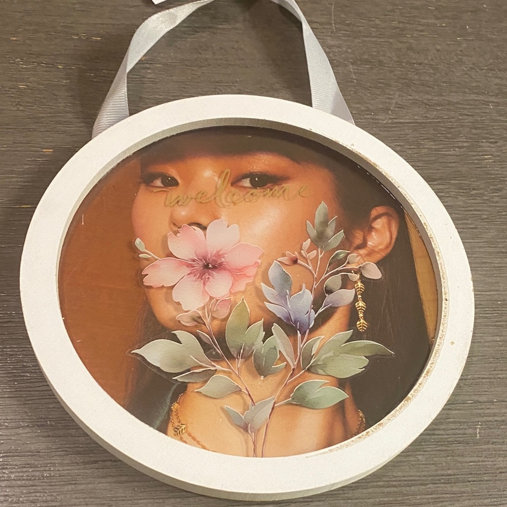 Floral Welcome Wall Art